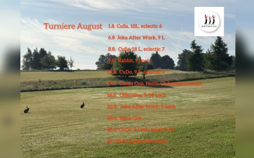 Turniere im August
